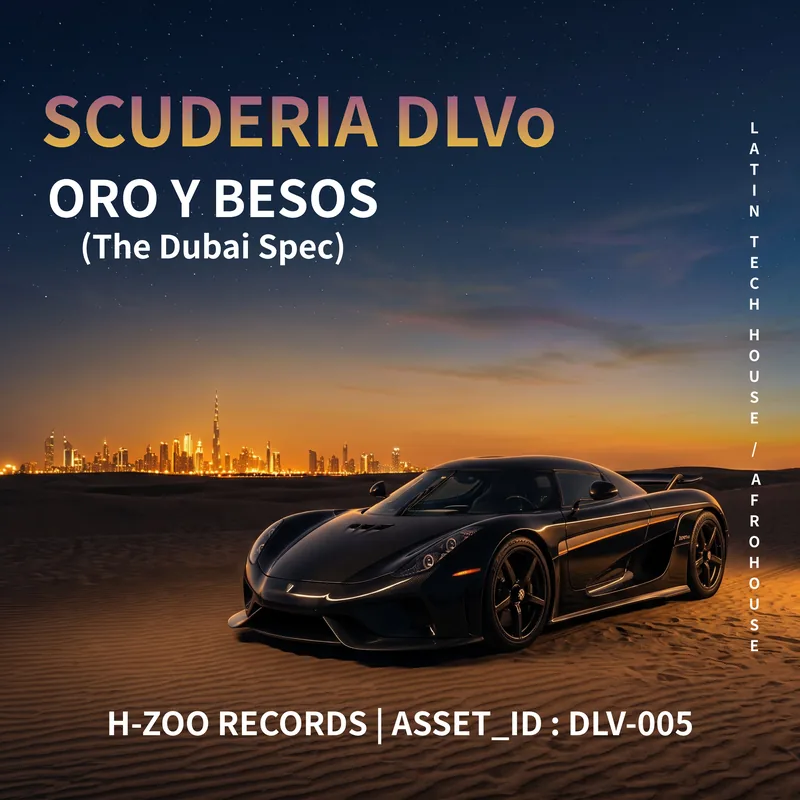 ORO Y BESOS (The Dubai Spec) — SCUDERIA DLVo jacket art