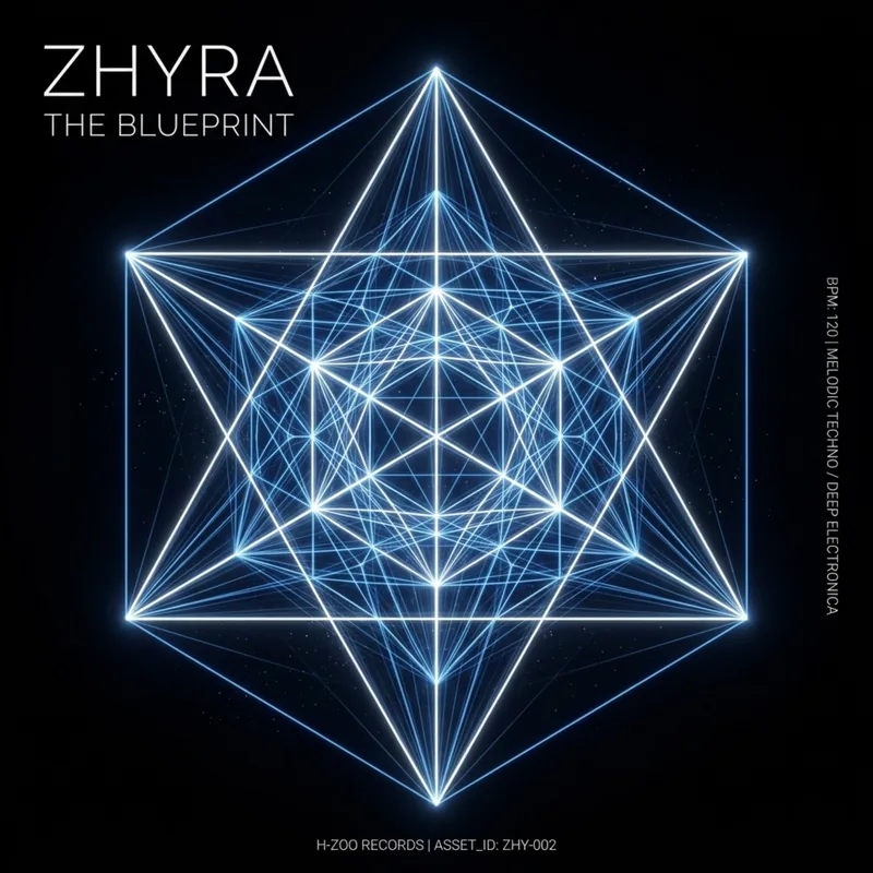 THE BLUEPRINT — ZHYRA jacket art